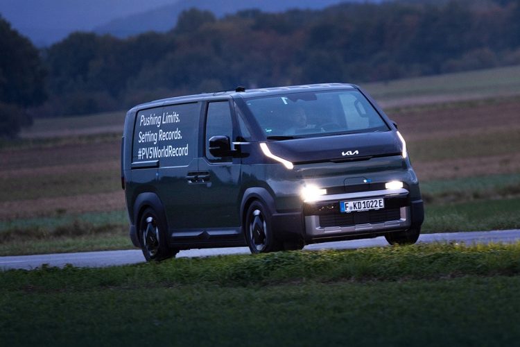Le Kia PV5 fait sensation en entrant au Livre Guinness des Records !