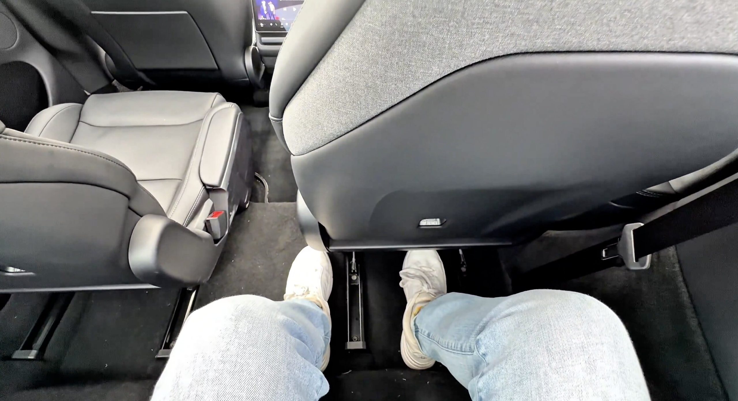 Espace aux places arrière